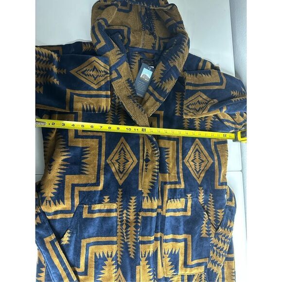NWT Pendleton UNISEX HARDING COTTON TERRY VELOUR ROBE Size S/M - Picture 11 of 16